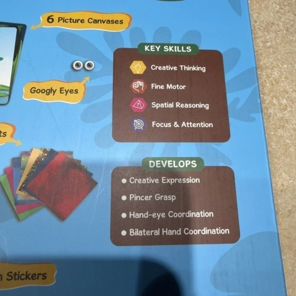 Skillmatics Peel & Press‎ FOIL FUN  Bugs & Butterflies NEW & Sealed 4-9 Y.   697